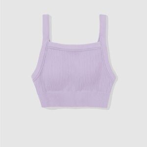 aerie Ribbed bra tank Top